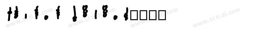 LIBRARY 3 AM字体转换
